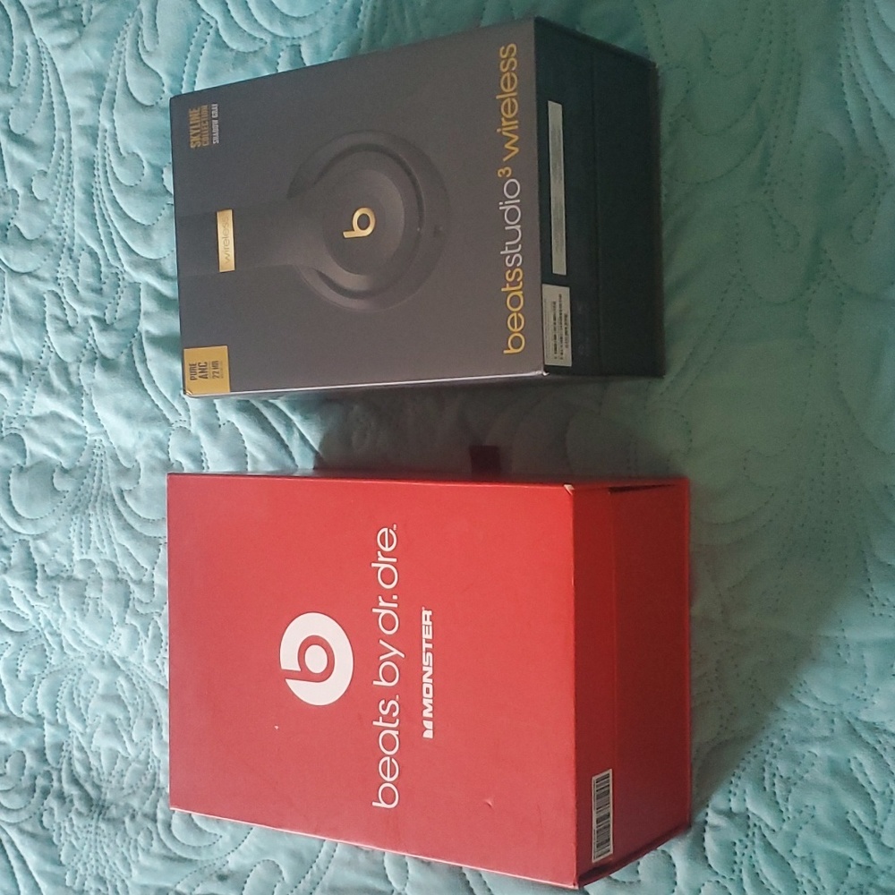2 Beats By Dre Monster AND Beats Studio Wireless EMPTY Boxes ONLY